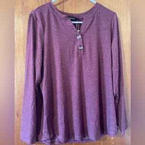 WYNNQUE Women’s Burgundy shirt